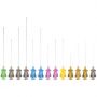 DISPODERM FLEXIBLE MICRO CANNULA BLACK 22 / 0,71 G - 90 mm - 20 Kits