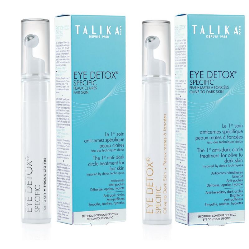 TALIKA EYE DETOX SPECIFIC PEAUX MATES À FONCÉES 15 ml