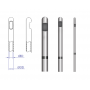 SOFTFIL 22G40mm/XL PRECISION MICROCANNULA - BLACK/20