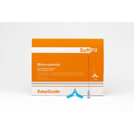 SOFTFIL EASYGUIDE 23G70mm-5mm MICROCANULA/20
