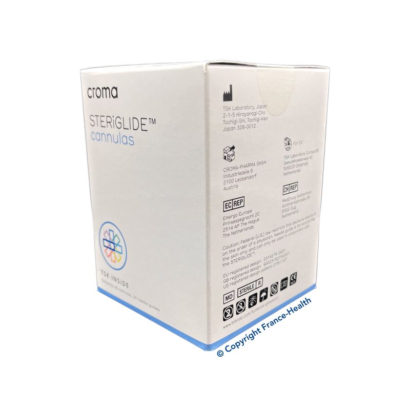 CANNULAS 27Gx50mm 2 INCH/20 TSK STERIGLIDE CROMA