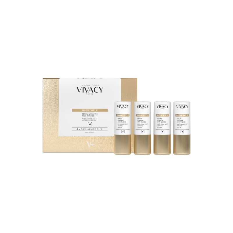 VIVACY GLOW VIT'C Sérum Vitaminé Antitaches COFFRET (4x8ml)