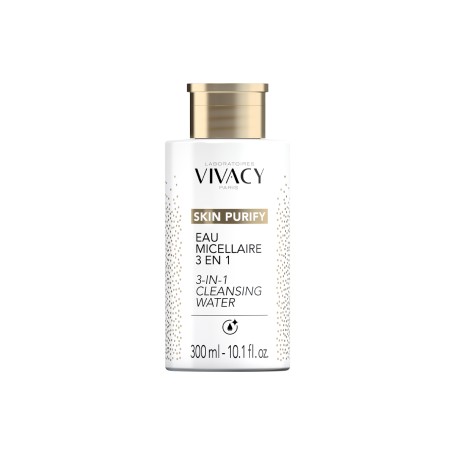 VIVACY SKIN PURIFY EAU MICELLAIRE 3 en 1/300ml SHORT DATE