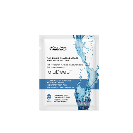 MASCHERA VISO ANTI-ETÀ ALL'ACIDO IALURONICO NICE CÔTE D' AZUR PHARMACY