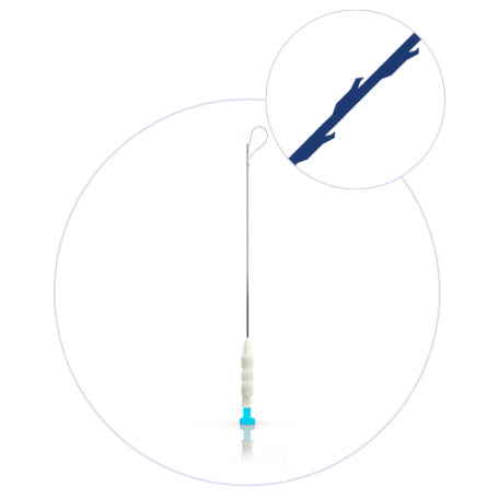 COUNTOUREL BARBED 19G W / 90mm (16 Stück) CROMA