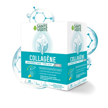 COLLAGÈNE SANTÉ VERTE 30 Sticks