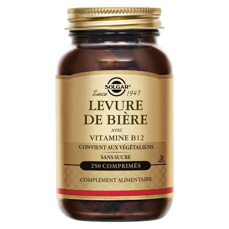 SOLGAR LEVURE DE BIÈRE VIT B12 250 Tabletten