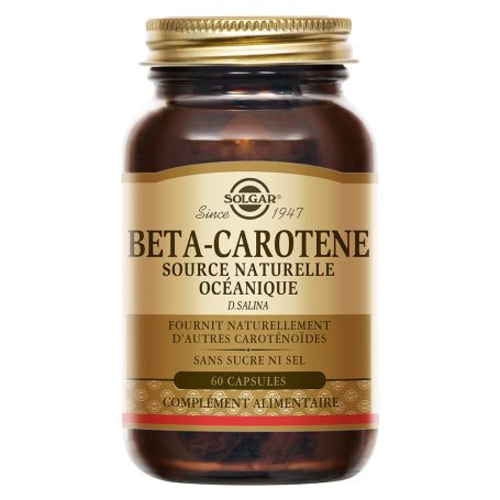 SOLGAR BÊTA-CAROTÈNE 60 capsules