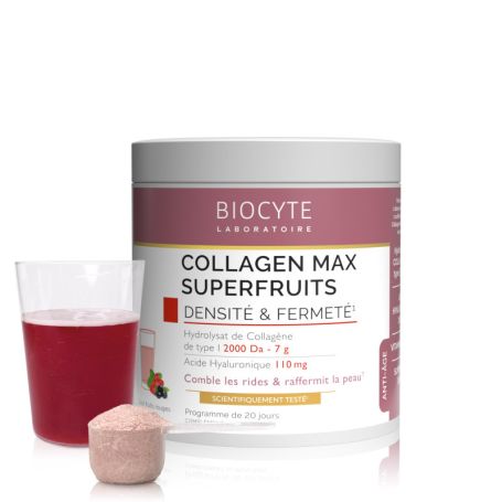 BIOCYTE COLLAGEN MAX SUPERFRUITS vaso 260gr