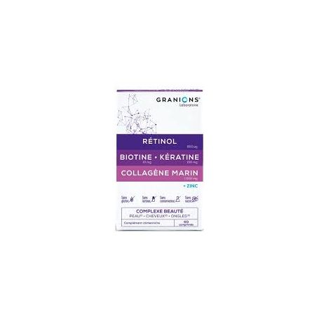 GRANIONS BEAUTY COMPLEX - PIEL, CABELLO, UÑAS 60 comprimidos