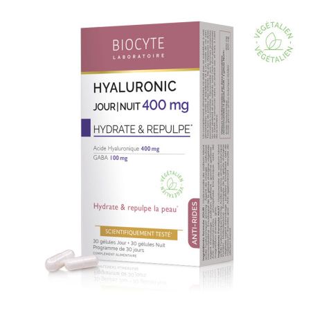 BIOCYTE HYALURONIC TAG/NACHT 400 mg 60 Kapseln