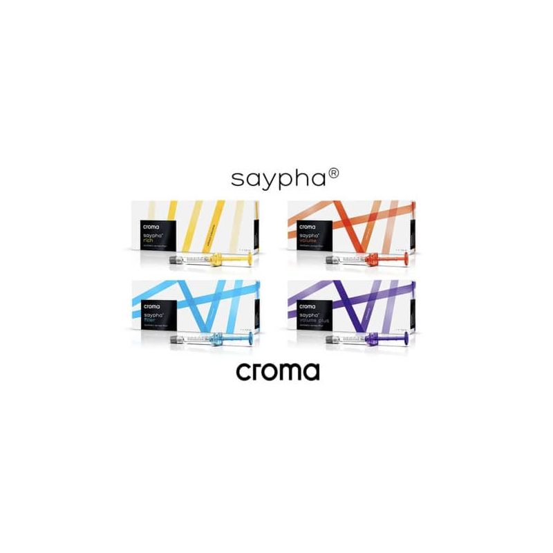 Saypha Filter BUY CROMA SAYPHA FILLER Medium wrinkles. Lips : volume and contour