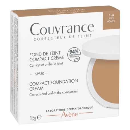 AVENE COUVRANCE DORÉ FDT COMPACT CRÈME